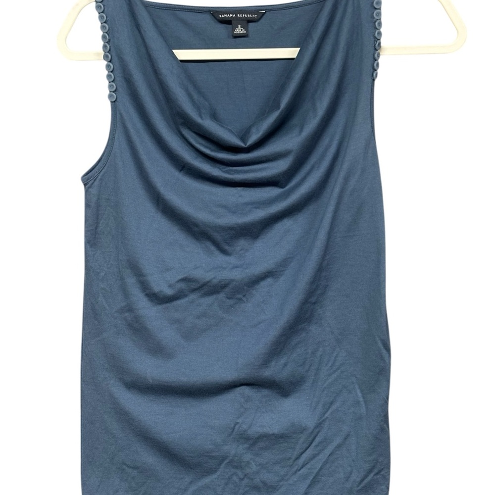 Banana Republic Silk Draped Tank Top Women’s Size Small